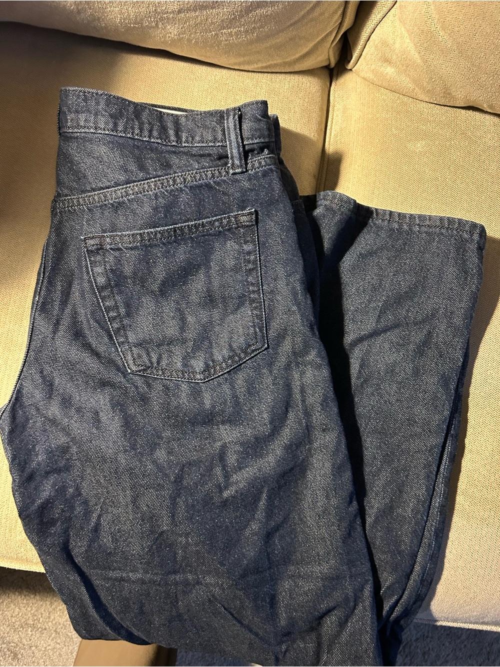 GAP Men's Dark Blue Relaxed Fit Jeans